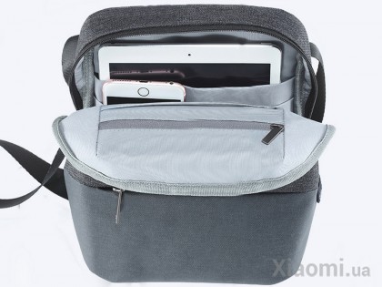 Сумка Xiaomi Runmi 90 Ninetygo Urban Simple Shoulder Bag Light Gray